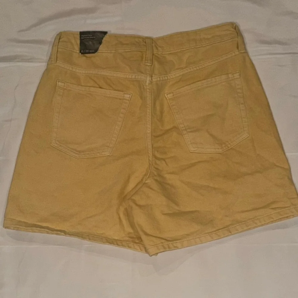 Wild Fable‎ Bermuda Short Women 6/28R Yellow Highest Rise Cottagecore NWT Summer